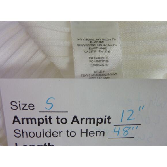 NWT Aritzia Babaton Establish Dress Boat Neck White Size Small - Picture 7 of 7